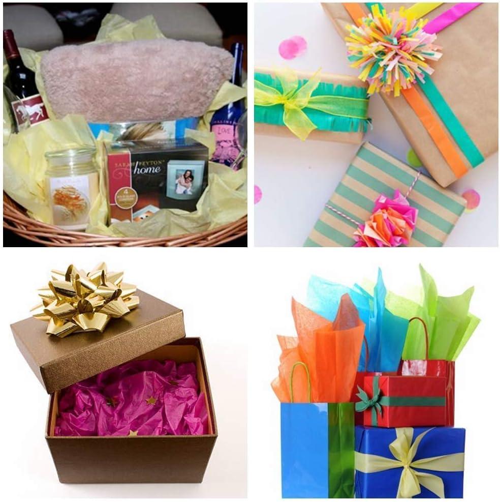 imageSupla 180 Sheets 36 Colors Tissue Paper Bulk 20 x 26quot Rainbow Art Craft Wrapping for Birthday Party Festival Gift Decorative Pom Pom