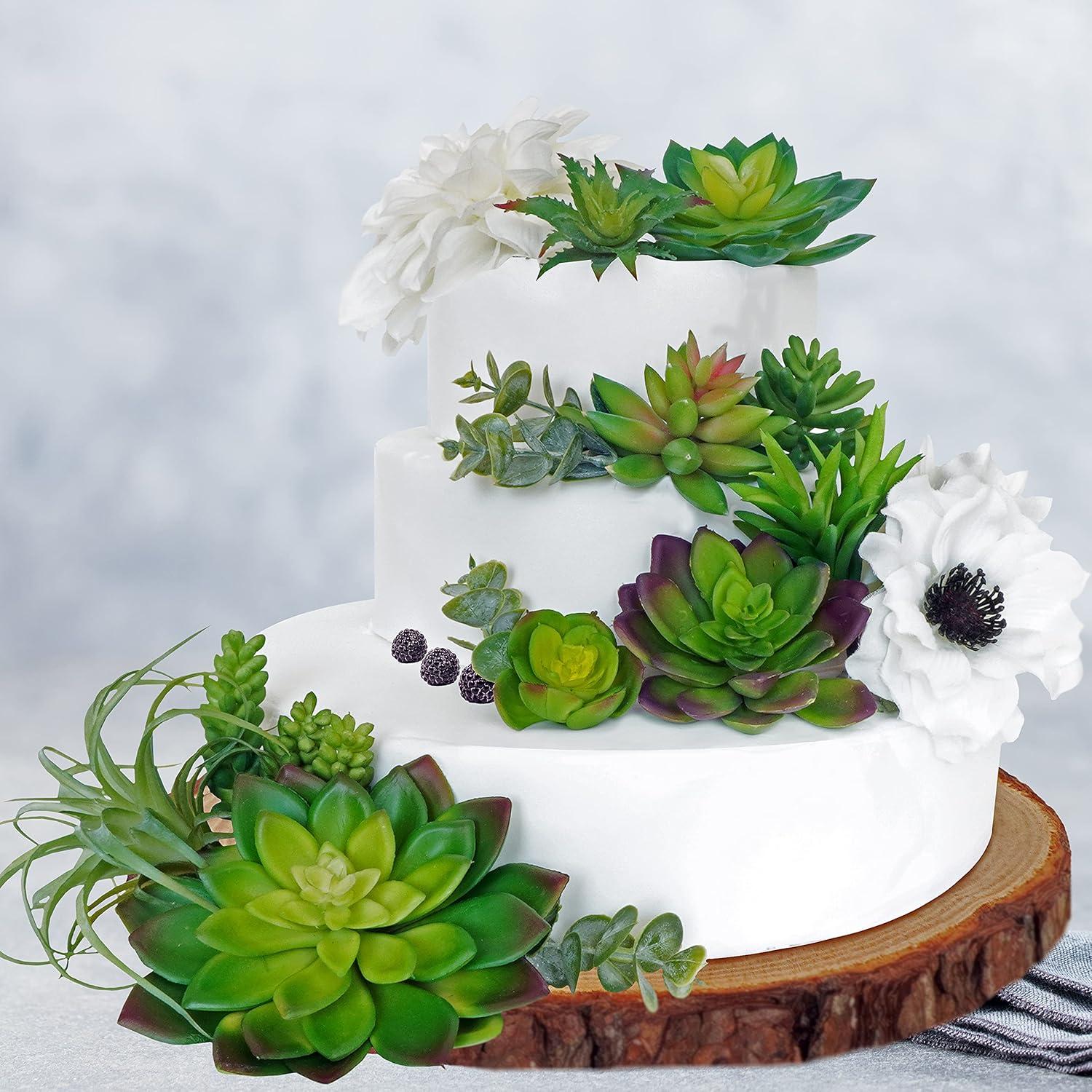 imageWinlyn 15 Pcs Artificial Succulents Unpotted Bulk Small Faux Succulent Plants Hanging Succulents Hops Aloe for Succulent Garden Wreath Floral Arrangement Indoor Outdoor Green Decor