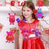 36 Sets Valentine’s Day Craft Kits DIY Valentine Monster Wood Ornaments Decorations Art Sets Assorted Paintable Unfinished Wood Monster Cutouts Pom-Poms Googly Eyes for Kids Valentine Party Activity