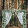 6′ Long Faux Mixed Eucalyptus Leaves Garland Artificial Silver Dollar Eucalyptus Greenery Garland in Gray Green for Farmhouse Wedding Arch Backdrop Table Runner Centerpiece Mantel Indoor Outdoor Decor