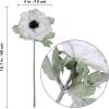 8 Pcs White Flowers Artificial Flowers for Wedding Bouquets Corsages Floral Arrangement Centerpieces Vase Basket Decoration