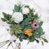 Mixed Eucalyptus Leaves Stems Bulk Artificial Eucalyptus Leaves Sprays Faux Oval Eucalyptus Leaves with White Seeds Stems for Floral Wreath Garland Bouquets Arrangement Wedding Greenery Decoration…