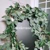 Supla 2 Separate 6’L/Pcs Faux Willow Vines Twigs Leaves and Silver Dollar Eucalyptus Leaves Garland String Wedding Arch Swag Backdrop Garland Doorways Greenery Farmhouse Garland Indoor Outdoor Decor