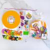 Winlyn 12 Halloween Craft Kits Fall Crafts DIY Halloween Wreath Ornaments Decorations Art Sets Monster Foam Stickers Arts and Crafts for Kids Home Classroom Party Favors Trick-or-Treat Activities