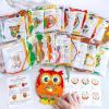 Winlyn 24 Sets Fall Craft Kits Autumn Crafts DIY Owl Ornaments Decorations Art Sets Foam Owl Pumpkin Leaf Stickers Arts and Crafts for Kids Thanksgiving Halloween Classroom Activities Party Favors