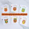 Winlyn 24 Sets Fall Craft Kits Autumn Crafts DIY Owl Ornaments Decorations Art Sets Foam Owl Pumpkin Leaf Stickers Arts and Crafts for Kids Thanksgiving Halloween Classroom Activities Party Favors