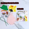 Winlyn 24 Sets Fall Craft Kits for Kids Autumn Crafts DIY Scarecrow Ornaments Fall Decorations Individual Craft Kits Thanksgiving Foam Stickers Arts and Crafts for Classroom Activities Party Favors