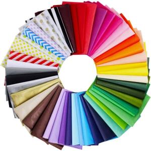Winlyn 240 Sheets 48 Multicolor Tissue Paper Bulk Decorative Art Rainbow Tissue Paper 20″ x 28″ for Art Craft Floral Gift Wrapping Birthday Party Festival Tissue Paper Pom Pom
