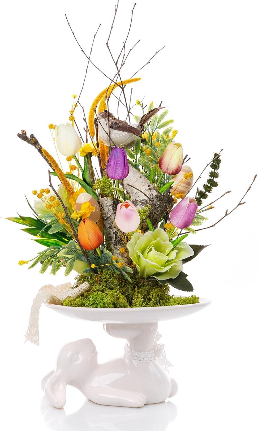 imageWinlyn 20 Pcs 10 Colors Artificial Tulip Flowers Stems Real Touch PU Tulips Multicolor Fake Tulip Bouquets Wedding Easter Spring Floral Arrangements Home Table DecorationsMixed