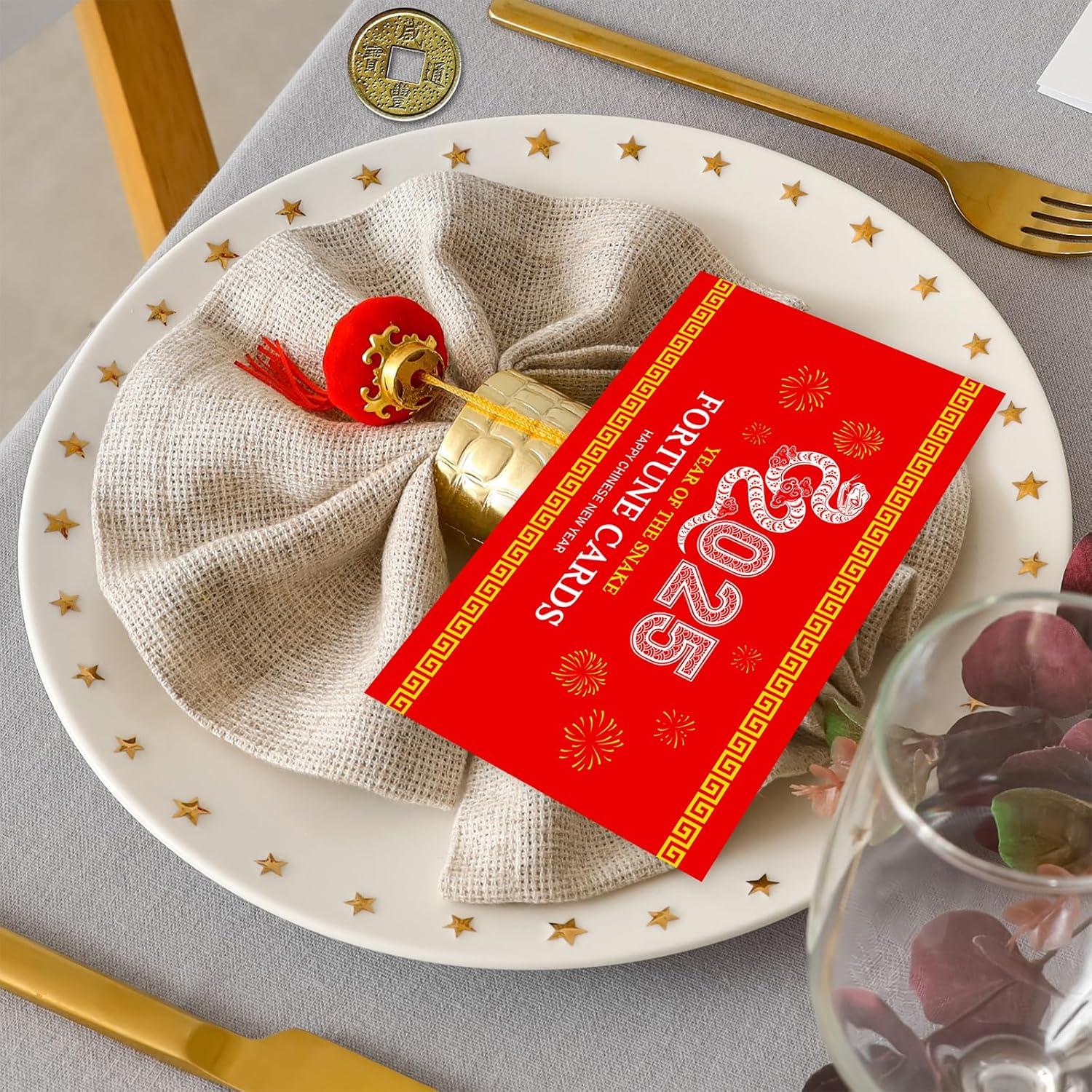 imageWinlyn 28 Sets Chinese New Year Fortune Cards with Red Envelops Chinese Coins Chinese Stickers Scratch Off Fortune Games Gifts for Kids Chinese Lunar New Year Spring Year of The OX 2021 Party