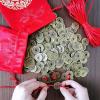 260 Pcs Chinese Lucky Coins Feng Shui Decorations for Good Fortune and Luck With Bag – Asian Lunar New Year 2025 Year of The Snake Health Wealth Bracelet Charms