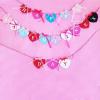 Supla 120 Pcs 15 Colors Valentine’s Day Wavy Heart Cut Out Gift Tags with Hole Favor Tags Blank Paper Hang Tags Treats Tags Hang Tags Hang Label Cards Wish Tree Tags and Organza Ribbons Bakers Twine