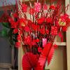 Winlyn 106 Pcs Chinese New Year Decorations – Hanging Good Luck Ornaments, Red Lanterns, Festive Tree Ornaments, Paper Fans for Asian Lunar New Year 2025 Year of The Snake Party Decor