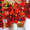 Winlyn 161 Pcs Chinese New Year Decorations – Hanging Good Luck Ornaments, Red Lanterns, Festive Tree Ornaments, Paper Fans for Asian Lunar New Year 2025 Year of The Snake Party Decor
