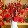 Winlyn 166 Pcs Chinese Lunar New Year Ornaments Hanging Good Luck Ornaments Red Lanterns Lucky Knots Tassels Festival Tree Ornaments Paper Fans for Asian New Year 2025 Snake Vietnamese Tet Party Decor