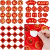 Winlyn 352 Pcs Chinese New Year Stickers Asian Lunar New Year Fu Labels and Chinese Blessing Stickers 2025 Year of The Snake Candy Chocolate Labels for Spring Festival Party Favors New Year Decoration