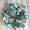 Supla 10 Pcs Fake Eucalyptus Leaves Stems Bulk Artificial Silver Dollar Plant in Grey Green 11.8″ Tall Wedding Artificial Greenery Holiday Greens Floral Arrangement