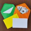 144 Sets 18 Colors #56 Mini Envelopes Coin Envelopes Pocket Envelopes 3 x 4 1/2 with Blank White Flat Business Cards Small Gift Notecards Quick Thank You Note Lunchbox Note for Party Shower Greeting
