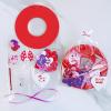 Winlyn 12 Sets Valentine’s Day Craft Kits Heart Crafts DIY Heart Wreath Ornaments Decorations Art Sets Foam Smile Heart Stickers for Kids Valentine’s Day Party Classroom Activities Gift Exchange