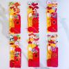 Winlyn 24 Sets Chinese New Year Decorations DIY Good Luck Bookmarks Craft Kits Blank Foam Bookmarks with Lunar New Year Stickers for Kids Asian Classroom Activities Reading Party Favors Gift Exchange