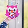 Winlyn 24 Sets Valentine’s Day Craft Kits Heart Crafts DIY Owl Ornaments Decorations Art Sets Foam Owl Heart Stickers for Kids Party Classroom Activities Gift Exchange