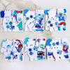 Winlyn 24 Sets Winter Decorations DIY Polar Bear Ornaments Christmas Craft Kits Foam Polar Bear with Snowflake Foam Stickers for Kids Holiday Seasonal Gift Home Classroom Activities Party Favors