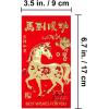 Winlyn 240 Pcs 12 Designs Chinese New Year Red Envelopes Bulk Lucky Money Pockets Hong Bao Lai See Red Packets Lucky Cash Envelopes for Asian Vietnamese Chinese Lunar New Year 2026 Year of the Horse