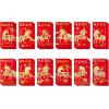 Winlyn 240 Pcs 12 Designs Chinese New Year Red Envelopes Bulk Lucky Money Pockets Hong Bao Lai See Red Packets Lucky Cash Envelopes for Asian Vietnamese Chinese Lunar New Year 2026 Year of the Horse