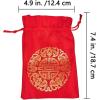 Winlyn 32 Pcs Chinese Lucky Bags Red Fu Good Luck Bags Decoration for Asian Vietnamese Tet Wealth Health Success Chinese Lunar New Year 2026 Year of the Horse Decor