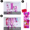 Winlyn 32 Sets Valentine’s Day Decorations DIY Heart Animal Bookmarks Valentine Craft Kits Blank Foam Bookmarks with Hearts Stickers for Kids Classroom Activities Reading Party Favors Gift Exchange
