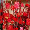 Winlyn Chinese New Year Party Decorations Red Lanterns Paper Fans Red Envelopes Hong Bao Coins Oriental Good Luck Garland Chinese Knot Tassel FU Paper Cutting for Asian Lunar New Year 2026 Decor
