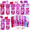 Winlyn 24 Sets Valentine’s Day Decorations DIY Heart Cat Ornament Bookmark Valentine Craft Kits Blank Foam Bookmark with Heart Foam Stickers for Kids Classroom Activities Party Favors Gift Exchange