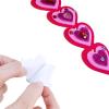 Winlyn 36 Sets Valentine’s Day Decorations DIY Heart Bookmarks Valentine Craft Kits Blank Foam Heart Bookmarks Hearts Foam Stickers for Kids Classroom Activities Reading Party Favors Gift Exchange