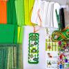Winlyn 24 Sets St. Patrick’s Day Decorations DIY 3D Shamrock Bookmark Craft Kits Blank Foam Bookmarks Lucky Shamrock Four Leaf Clover Stickers for Kids Reading Gifts Classroom Activities Art Projects