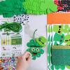 Winlyn 27 Sets St. Patrick’s Day Decorations Lucky Shamrock Ornaments DIY St. Pat’s Craft Kits Four-Leaf Clover Irish Lucky Shamrock Foam Stickers for Kids Party Classroom Home Activities Art Project