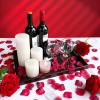 Winlyn 3000 Pcs Red Silk Rose Petals Set – Scented Ready-to-use Separated Realistic Artificial Rose Flower Petals for Romantic Night for Her for Him for Weddings Anniversaries Valentine’s Day Decor(Red)