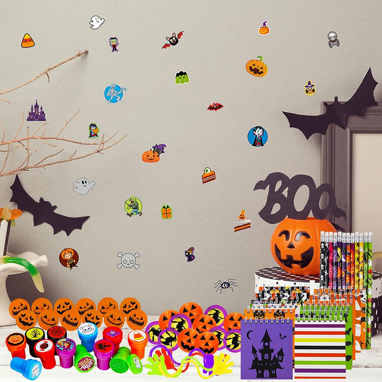 image:imageWinlyn 96Piece Halloween Stationery Toy Assortment Prizes Rewards amp Party Favors for Kids