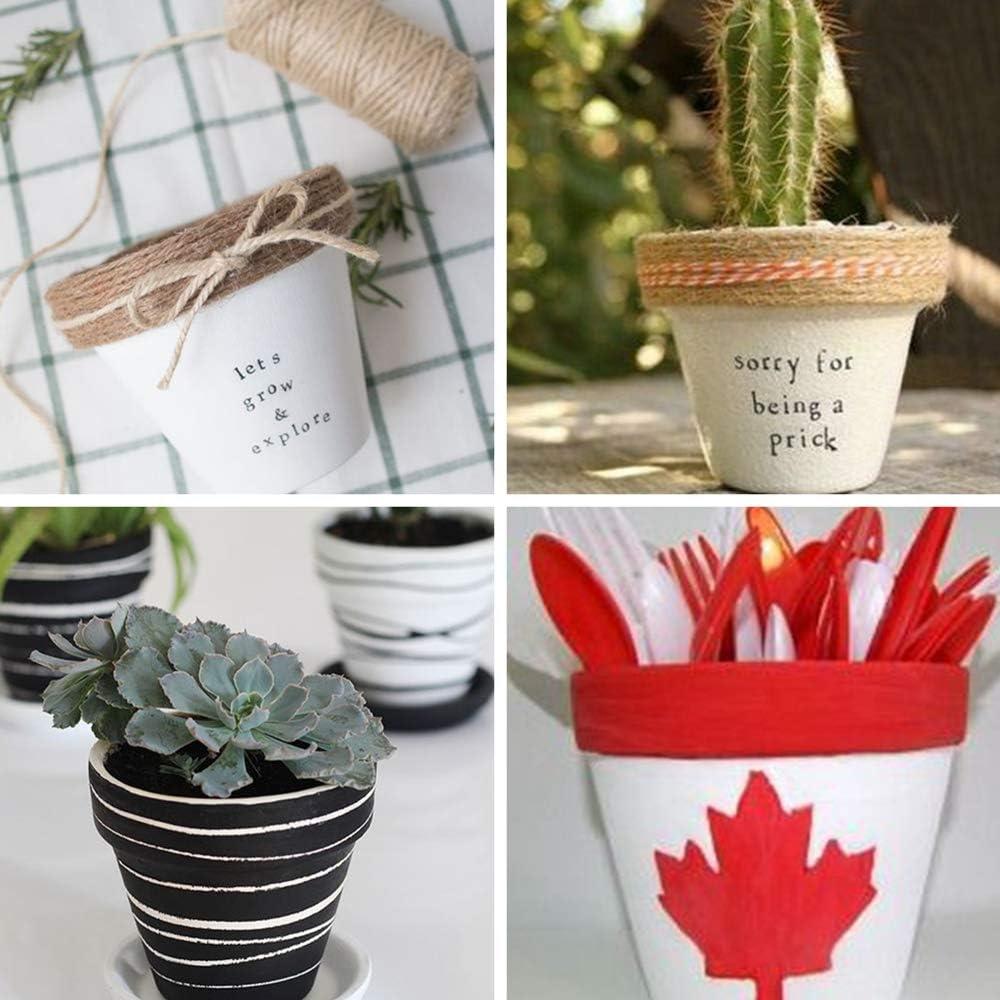 image:imageWinlyn 60 Pcs White Terra Cotta Pot 25 Inch Tiny Mini Clay Pots with Drainage Holes Flower Nursery Terra Cotta Pots for Succulent Plants Crafts Wedding Baby Shower Favor
