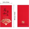Supla 120 Pcs 6 Design Chinese Hong Bao Red Envelopes Lucky Money Envelopes Red Packet Lai See Lucky Packet Cash Envelope Red Pockets for Chinese New Year Wedding Birthday Year of The Dragon 2024