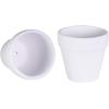Winlyn 60 Pcs White Terra Cotta Pot – 2.5 Inch Tiny Mini Clay Pots with Drainage Holes Flower Nursery Terra Cotta Pots for Succulent Plants, Crafts, Wedding Baby Shower Favor
