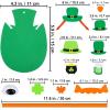 24 Sets St. Patrick’s Day Decorations Owl Shamrock Ornaments DIY St. Pat’s Craft Kits Assorted Owl Four-Leaf Clover Irish Lucky Shamrock Foam Stickers for Kids Classroom Home Activity Gift Art Project