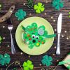 36 Sets St. Patrick’s Day Irish Lucky Shamrock Ornaments Decorations DIY St. Patrick’s Day Craft Kits Foam Shamrock Four-Leaf Clover Shaped Ornaments for Kids Classroom Activity Luck Gift Art Project