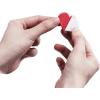 600 Pcs 3 Sizes 4 Colors Assorted Heart Stickers Self Adhesive Foam Hearts Valentine Heart Shaped Decals in Glitter and Matte Red Pink White Light Pink for Valentine’s Day Crafts Décor