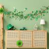 Winlyn 5.2 Ft Artificial St. Patrick’s Day Garland Lucky Shamrock and Berry Garland Green Clover Decorative Garland for Spring St Patrick’s Day Party Irish Wedding Decoration Mantel Table Centerpiece