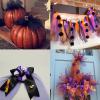 Winlyn 9 Colors Halloween Tulle Rolls Spider Web White Black Orange Yellow Red Green Teal Purple Tulle Fabric Ribbon Tulle Netting Rolls 6″ by 10 Yards/Spool for Fall Crafts Bows Holiday Party Wreaths