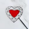 Winlyn 24 Sets Heart Suncatchers Ornaments Decorations DIY Window Paint Art Stickers Craft Kit Heart Sun Catchers for Kids Valentine’s Day Pirate-Themed Birthday Activities Art Project Party Favors
