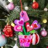 Winlyn 24 Sets Potted Heart Flower Craft Kits DIY Valentine’s Day Ornaments Decorations Heart Foam Stickers Arts and Crafts for Kids Spring Birthday Classroom Activities Party Favors Gift Exchange