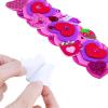 Winlyn 36 Sets Valentine’s Day Decorations DIY 3D Heart Bookmarks Valentine Craft Kits Blank Foam Bookmarks with Hearts Foam Stickers for Kids Classroom Activities Reading Party Favors Gift Exchange