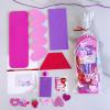 Winlyn 36 Sets Valentine’s Day Decorations DIY 3D Heart Bookmarks Valentine Craft Kits Blank Foam Bookmarks with Hearts Foam Stickers for Kids Classroom Activities Reading Party Favors Gift Exchange
