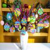 Winlyn 24 Sets Easter Craft Kits DIY Easter Egg Ornaments Decorations Assorted Easter Egg Foam Stickers Easter Arts and Crafts for Kids Spring Easter Home Classroom Activities Party Favors Art Project